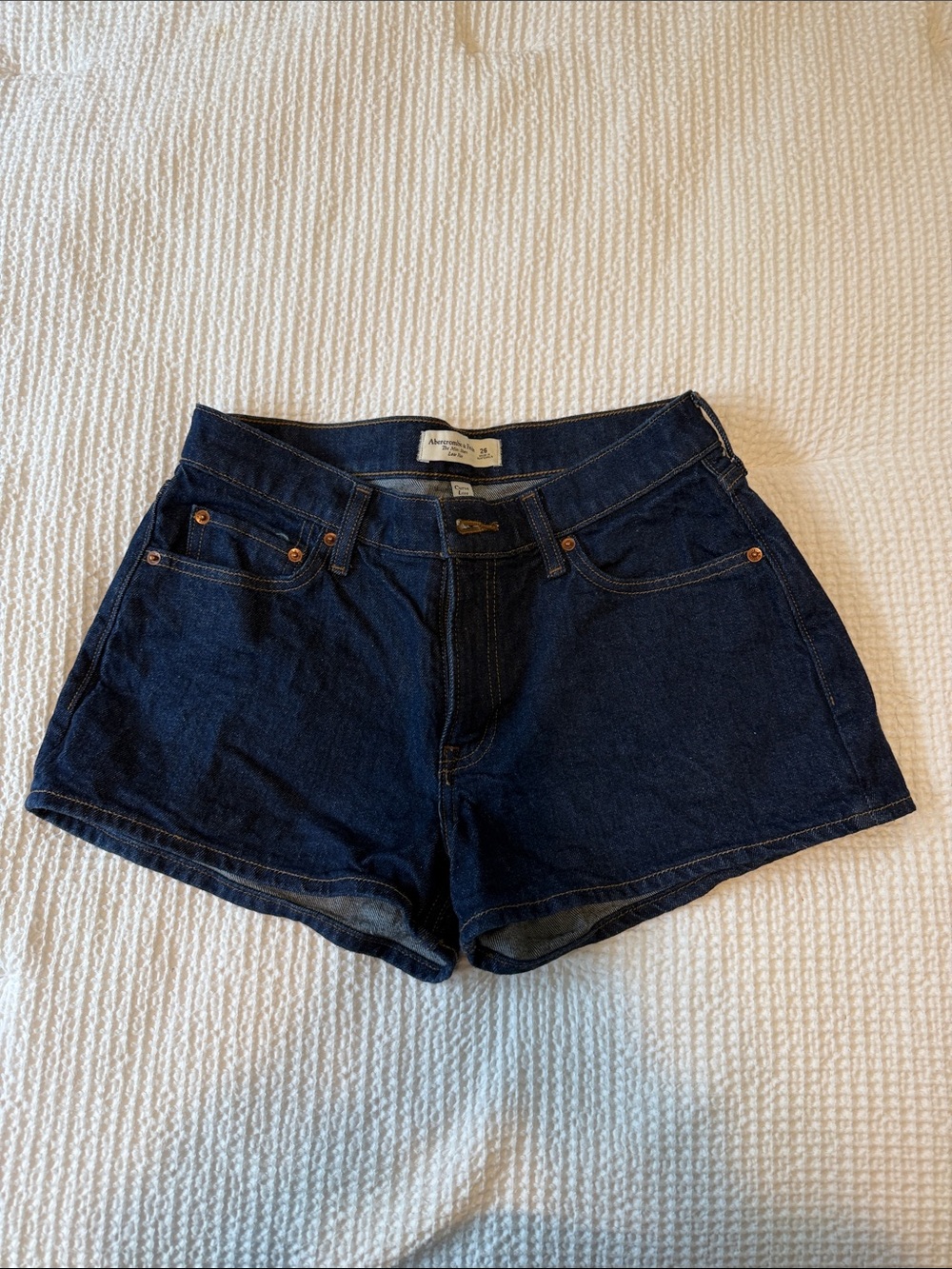 Abercrombie & Fitch Women’s Curve Love Low Rise Mini Short